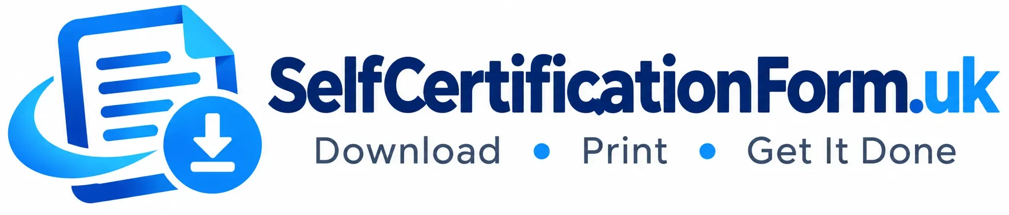 Self Certification Form UK | Free PDF Download